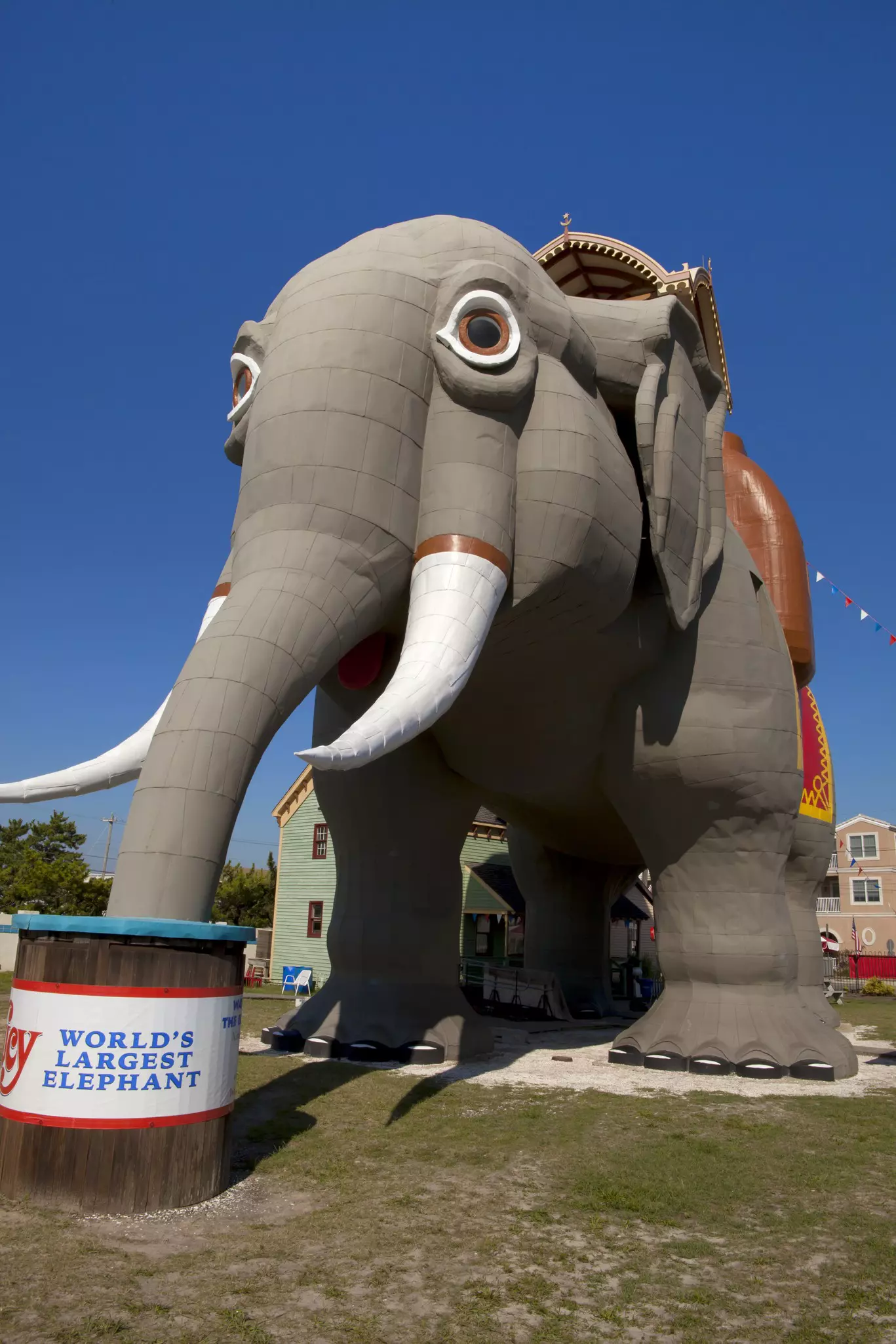 A six-story model of an elephant