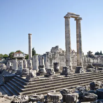 view of Temple of Apollo in antique city of Didyma ; Shutterstock ID 251533423;