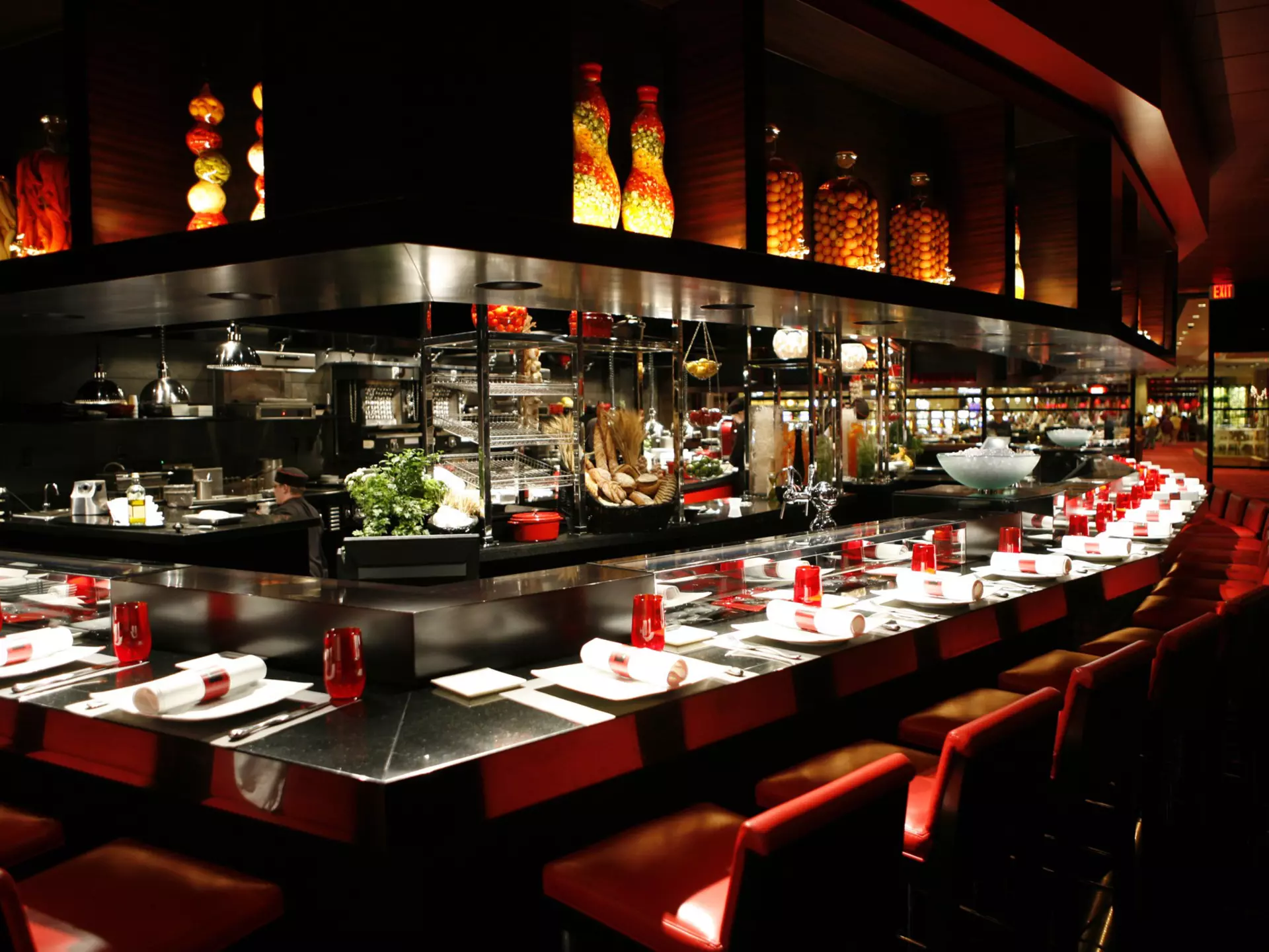 L'Atelier de Joël Robuchon in the MGM Grand Hotel & Casino in Las Vegas.  Michael Tercha Tribune News Service via Getty Images