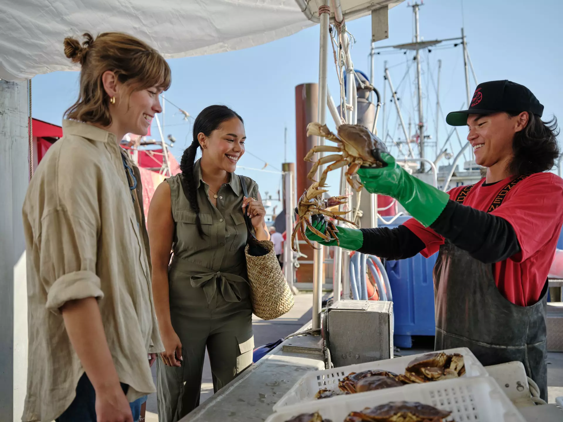 Steveston Harbor, with its riverfront boardwalks and gabled wooden storefronts, shows off the best of Richmond's dining, history and shopping scenes. Courtesy of Tourism Richmond