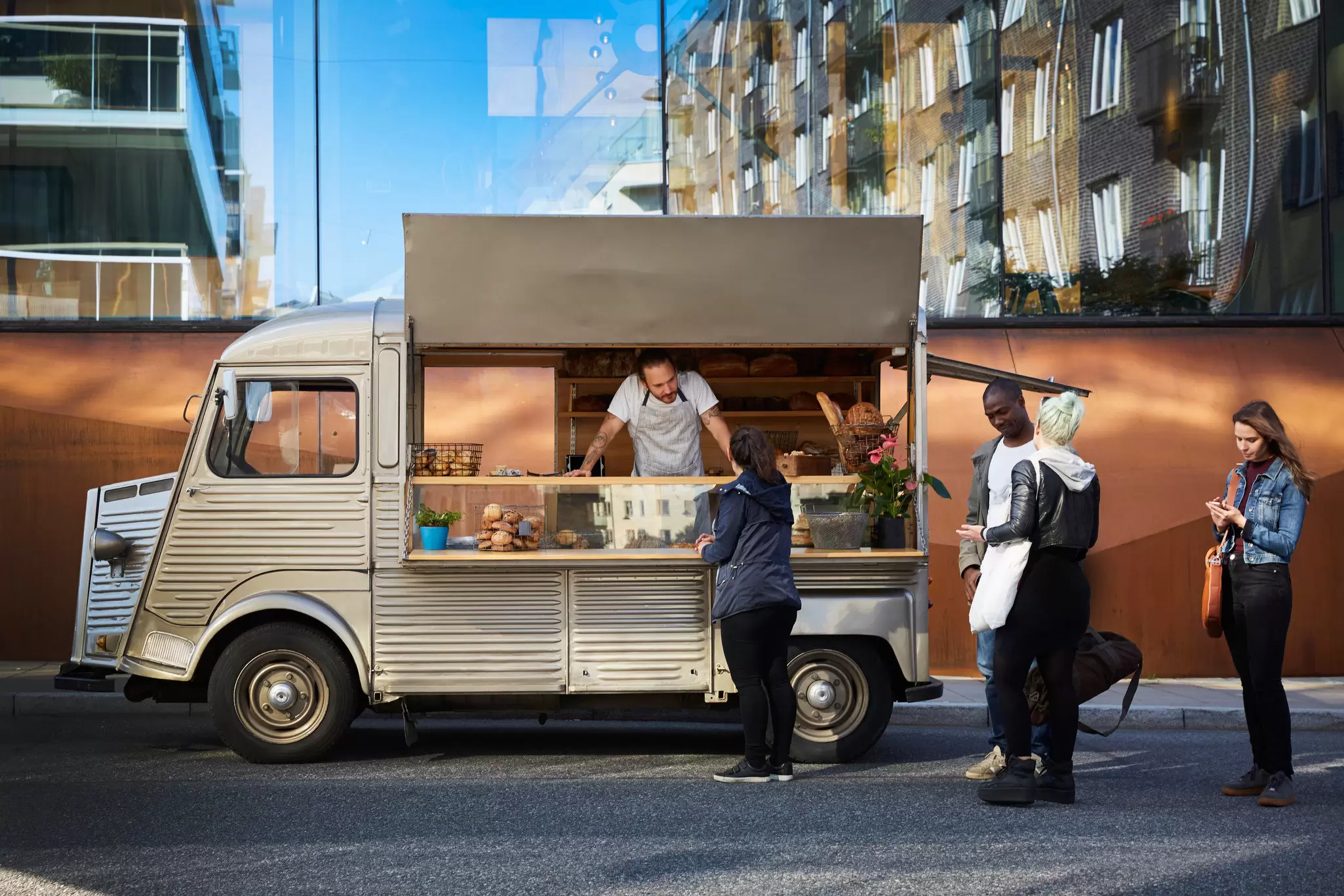 Enjoy food truck's at Detroit's Eastern Market