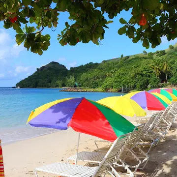 Pigeon Island Beach in St Lucia. Judith Lienert/Shutterstock