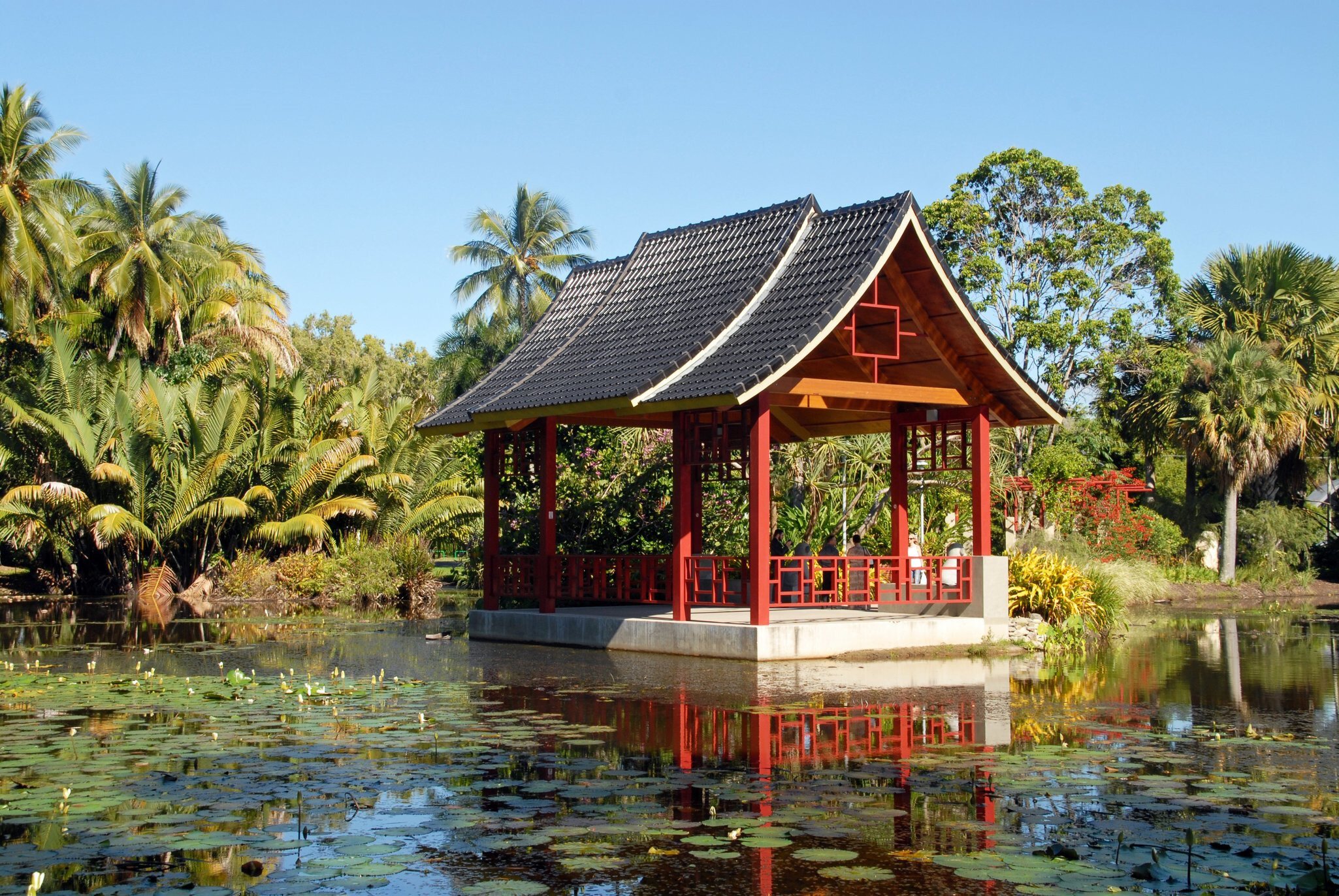 Zhanjiang Chinese Friendship Pavilion at Cairns Botanic Gardens in Australia.