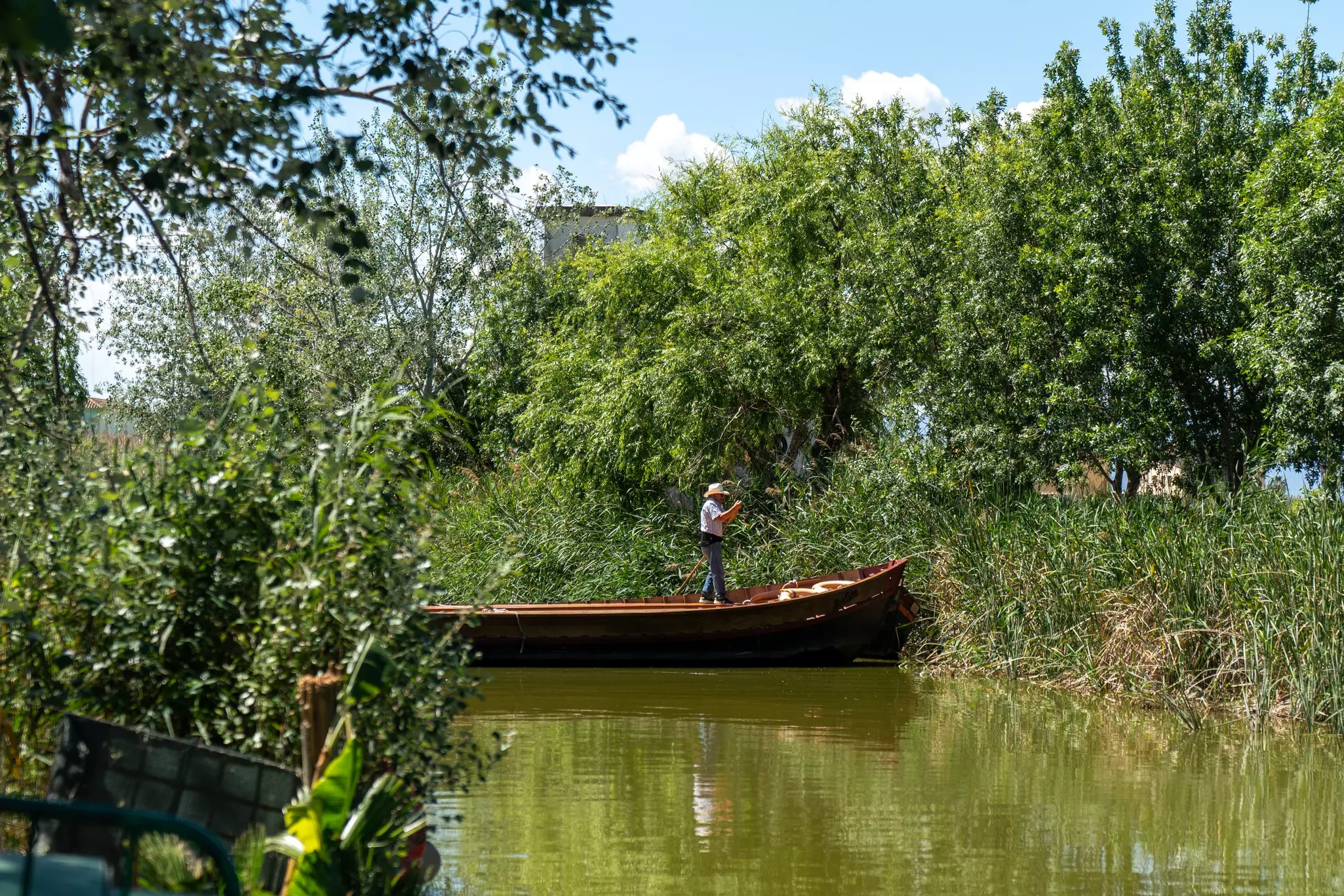 There are plenty of boating opportunities in Spain, from catamaran cruises to quiet waterway explorations like this one in Albufiera.