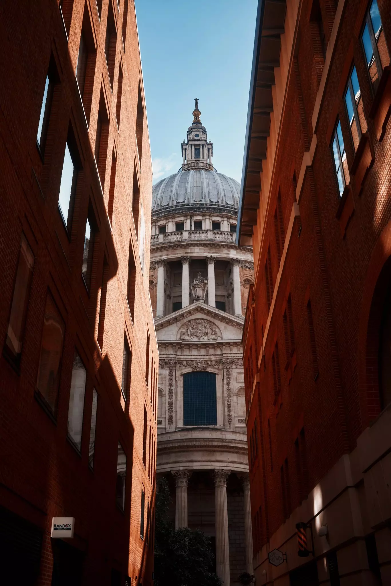 The dome of St Paul's Cathedral.
