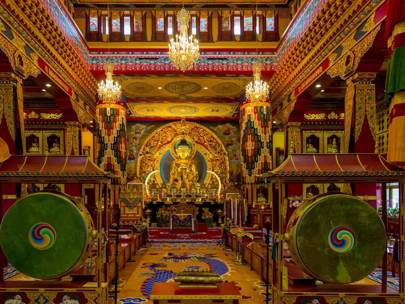 Inside the International Buddhist Temple