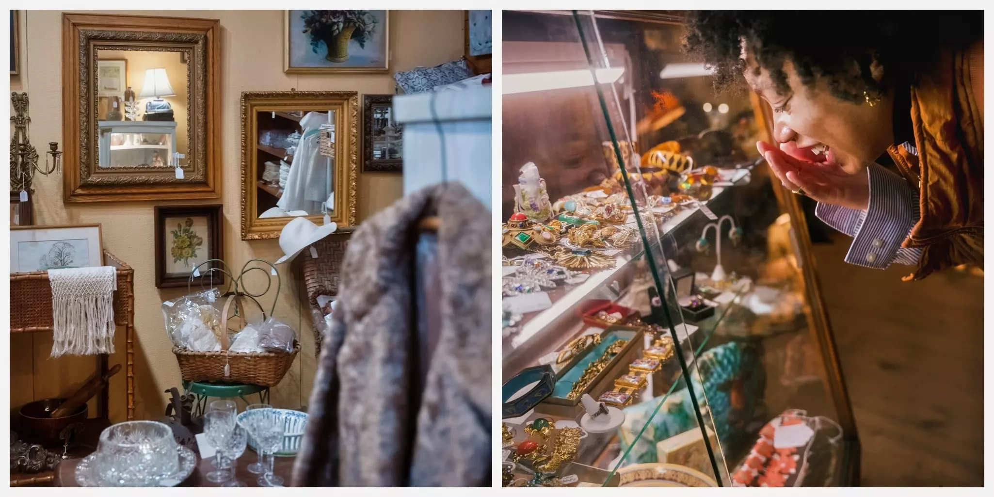 Discovering little treasures while antiques shopping in Rhinebeck © Holly-Marie Cato