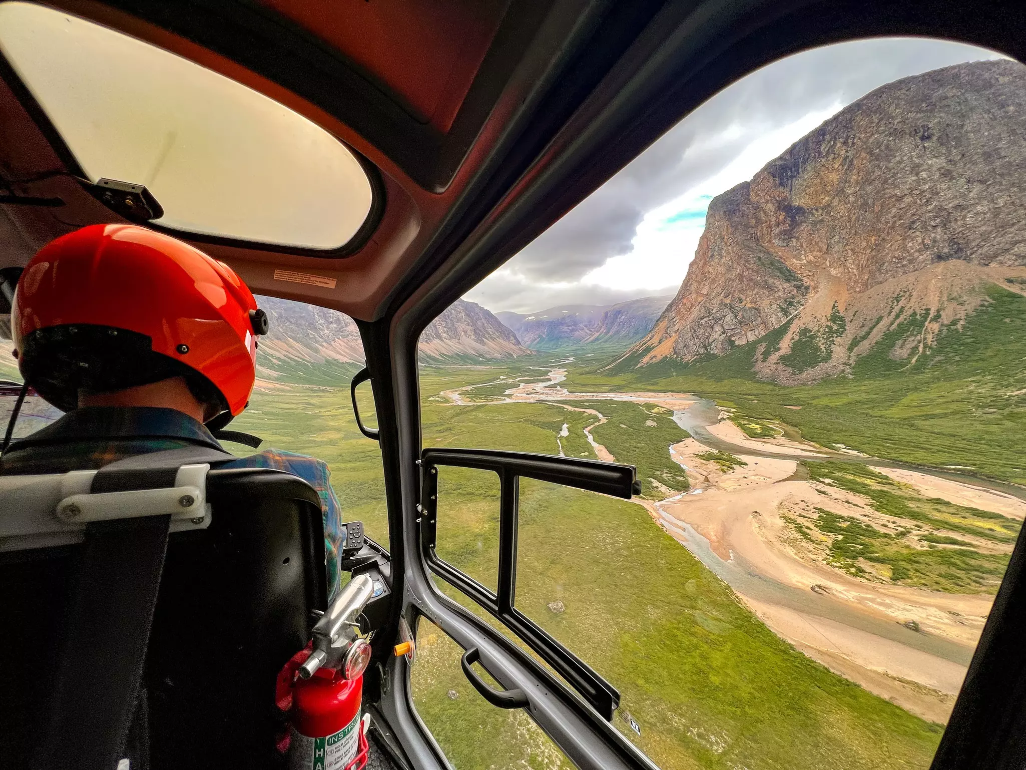 Views of the Torngat Mountains' landscapes from above are astonishing © Liz Beatty