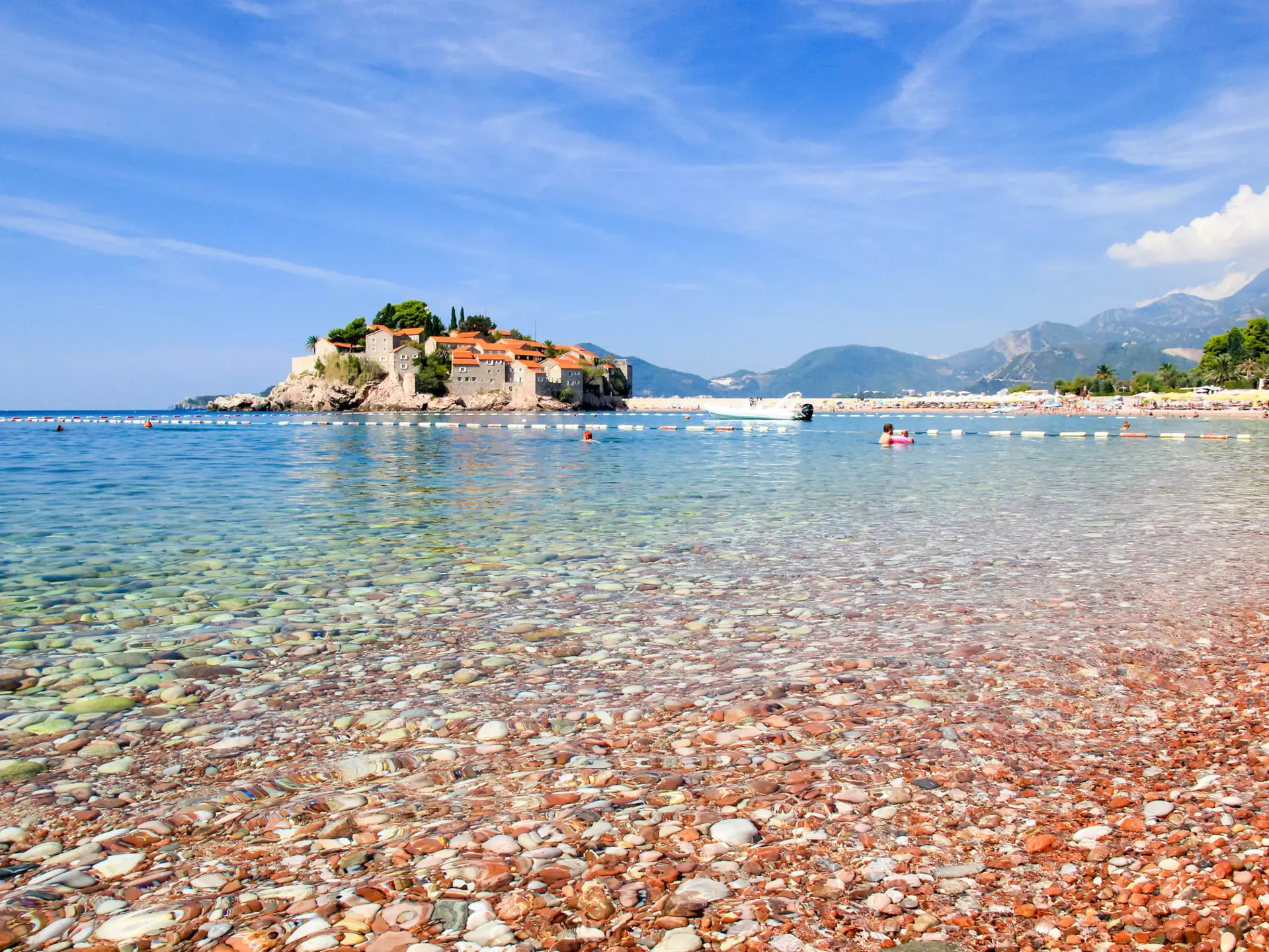 Sveti Stefan, home to some of Montenegro's most scenic beaches. Andrei Troitskiy/Getty Images