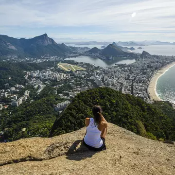 View from Morro Dois Irmãos in Rio de Janeiro, Brazil. vitormarigo/Shutterstock