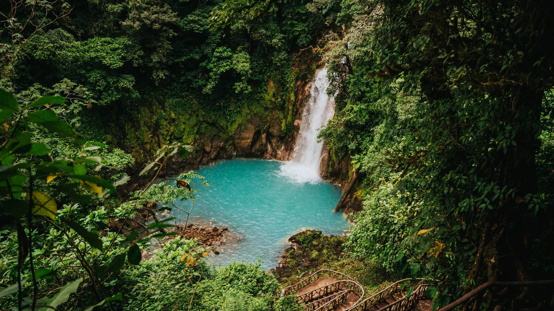 Rio Celeste waterfall Costa Rica, License Type: media, Download Time: 2026-02-23T19:04:51.000Z, User: rhylton_redventures, Editorial: false, purchase_order: 65050 - Digital Destinations and Articles, job: Lonely Planet, client: Rhianydd Hylton,