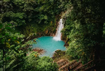 Rio Celeste waterfall Costa Rica, License Type: media, Download Time: 2026-02-23T19:04:51.000Z, User: rhylton_redventures, Editorial: false, purchase_order: 65050 - Digital Destinations and Articles, job: Lonely Planet, client: Rhianydd Hylton,
