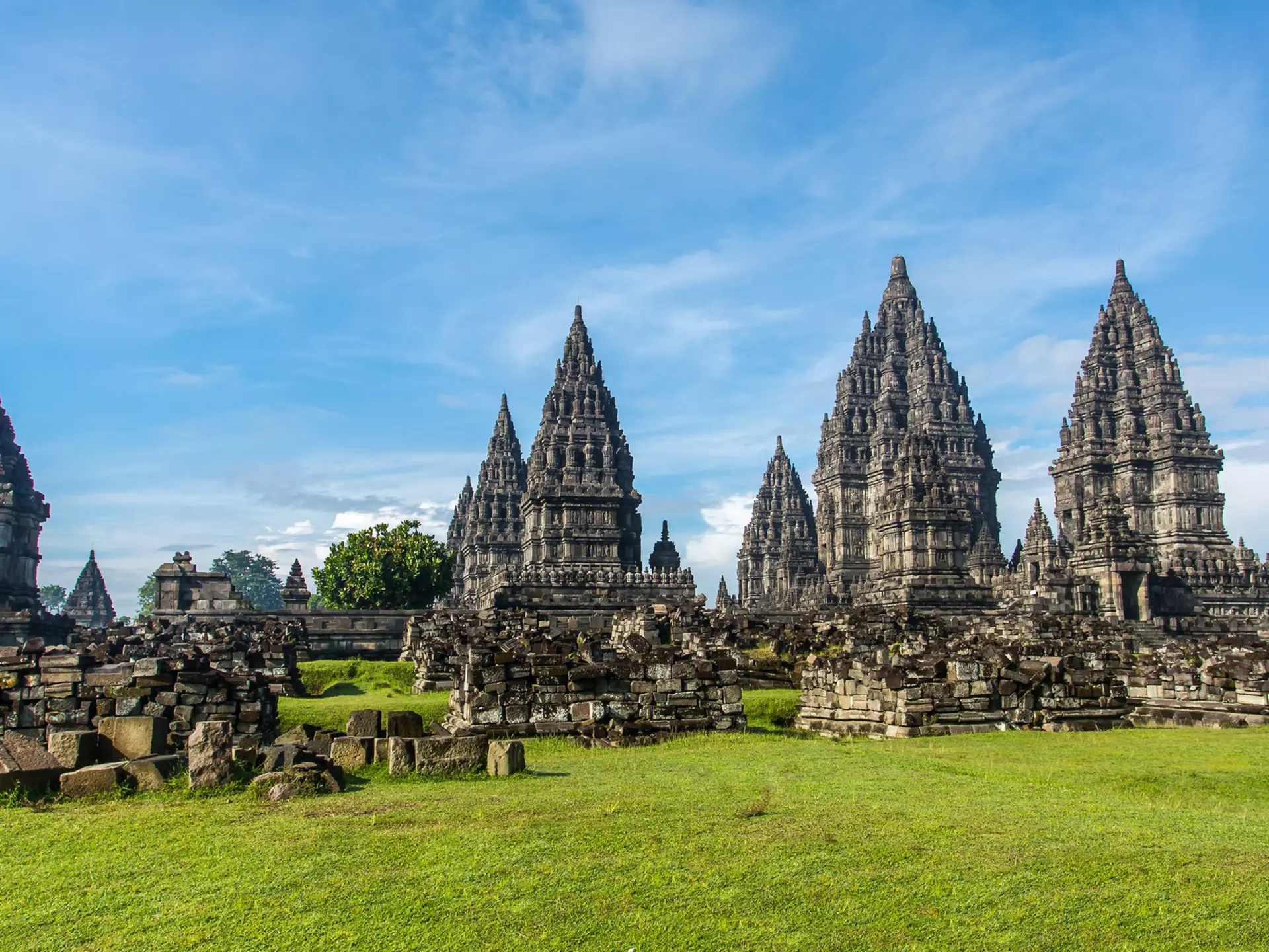 The Prambanan Temple Complex is Indonesia's most important Hindu site. Mazur Travel/Shutterstock