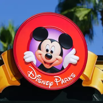 Mickey Mouse on sign at Downtown Disney, Anaheim. Downtown Disney is the name of an outdoor shopping, dining, and entertainment complex next to Disneyland.
actor, angeles, animal, bright, business, california, cartoon, character, color, colorful, comic, concept, cute, disney, disneyland, fun, funny, happy, icon, juvenile, los, mascot, mickey, mouse, movie, parks, red, strip, walt