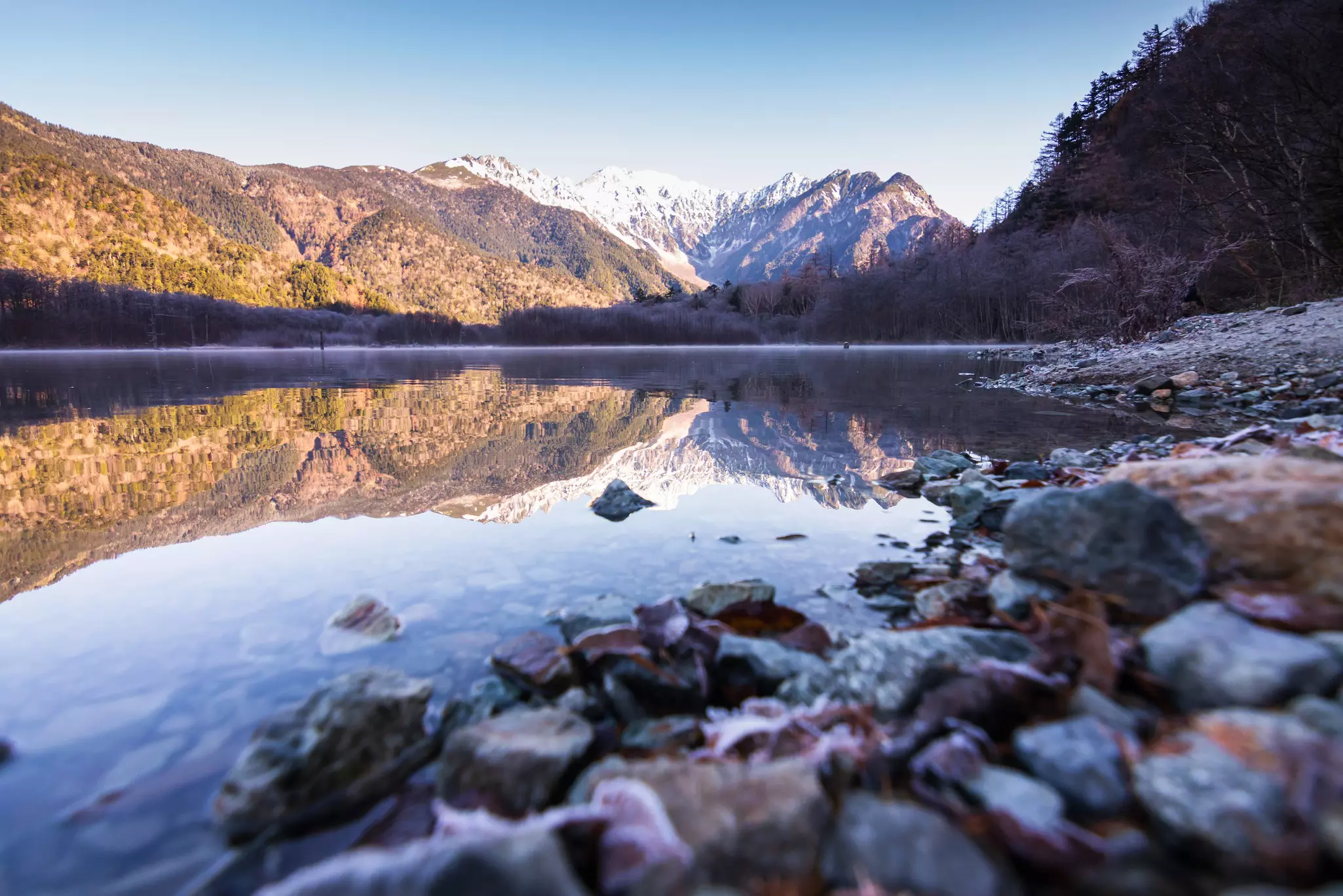 The Azusa River of Kamikōchi in the Hida Mountains, the Northern Alps of Japan