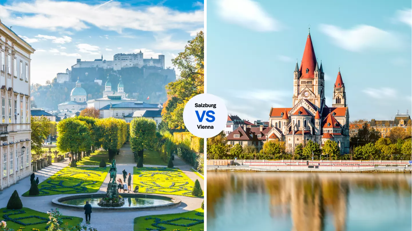 Are you more dazzled by Mirabell Gardens in Salzburg, or St Francis of Assisi Church in Vienna? © iStock