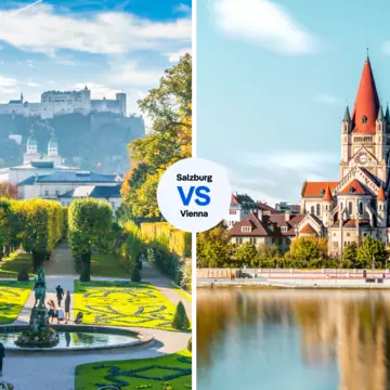 Are you more dazzled by Mirabell Gardens in Salzburg, or St Francis of Assisi Church in Vienna? © iStock