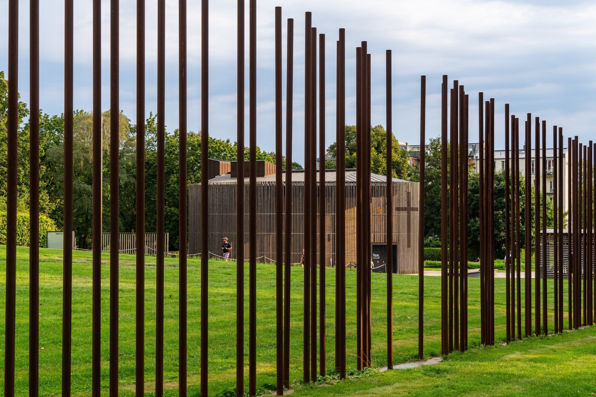 Berlin Germany August 14, 2024: The Gedenkstätte Berliner Mauer (Berlin Wall Memorial) commemorates the division of Berlin. It  includes a Chapel of Reconciliation., License Type: media, Download Time: 2025-10-02T04:37:42.000Z, User: claramonitto, Editorial: true, purchase_order: 56530 - Guidebooks, job: Global Publishing-WIP, client: Germany 12, other: Clara Monitto