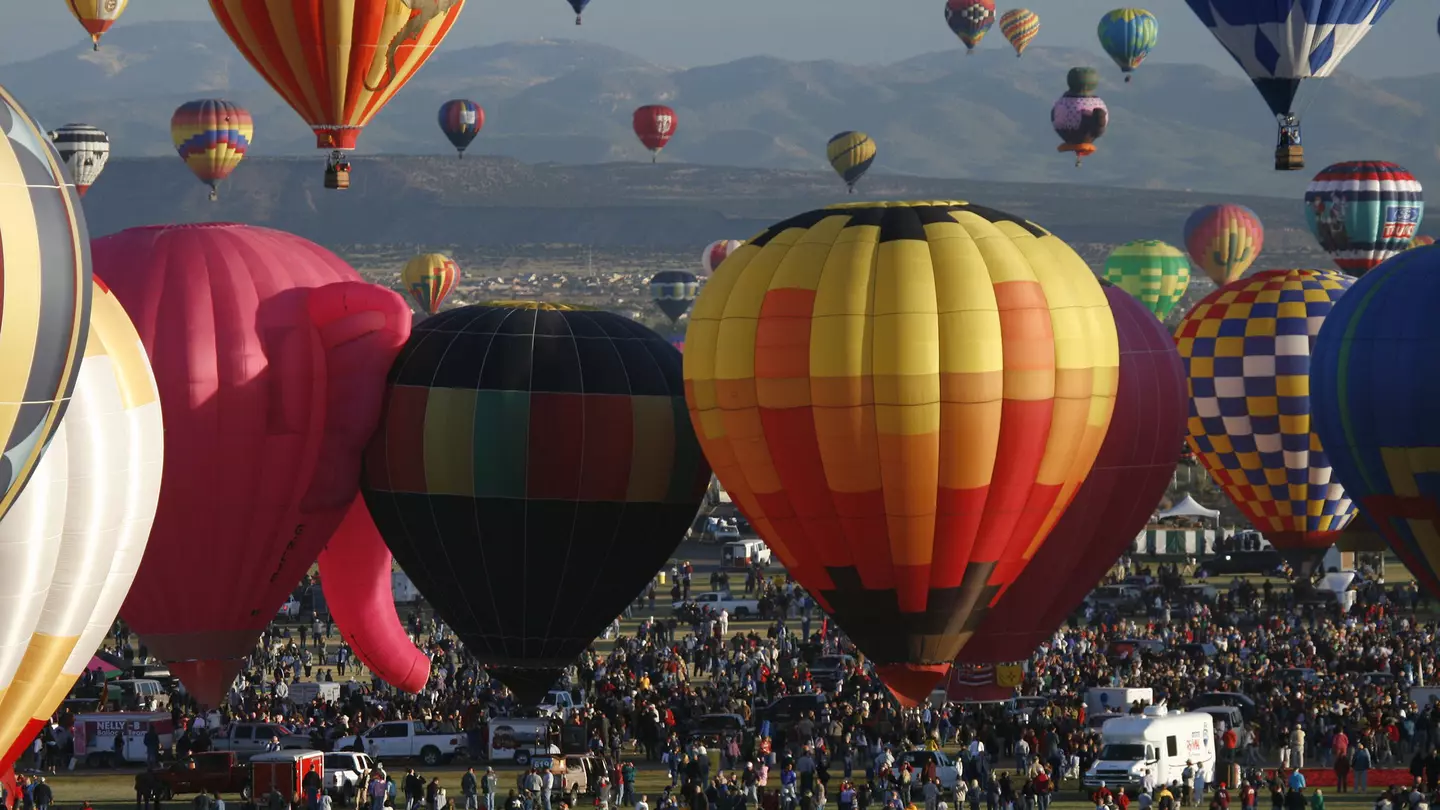 The Albuquerque International Balloon Fiesta. Getty Images