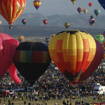 The Albuquerque International Balloon Fiesta. Getty Images