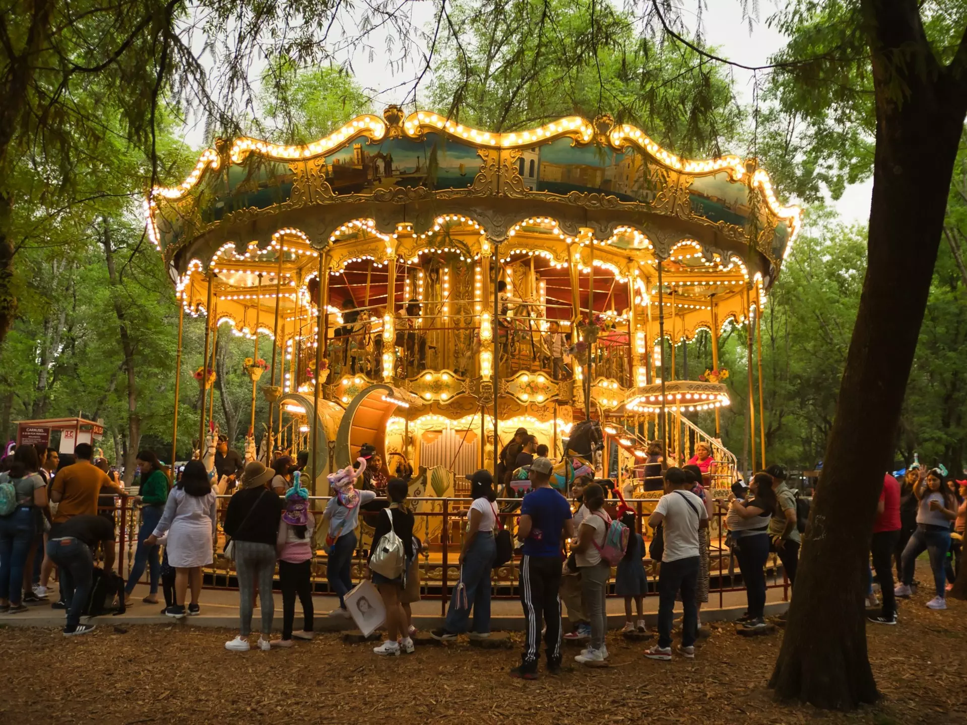 The carousel in Bosque de Chapultepec, Mexico City. Gill_figueroa/Shutterstock