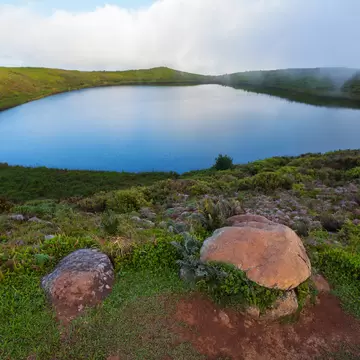 Laguna El Junco, San Cristobal, Galapagos Islands, Ecuador.