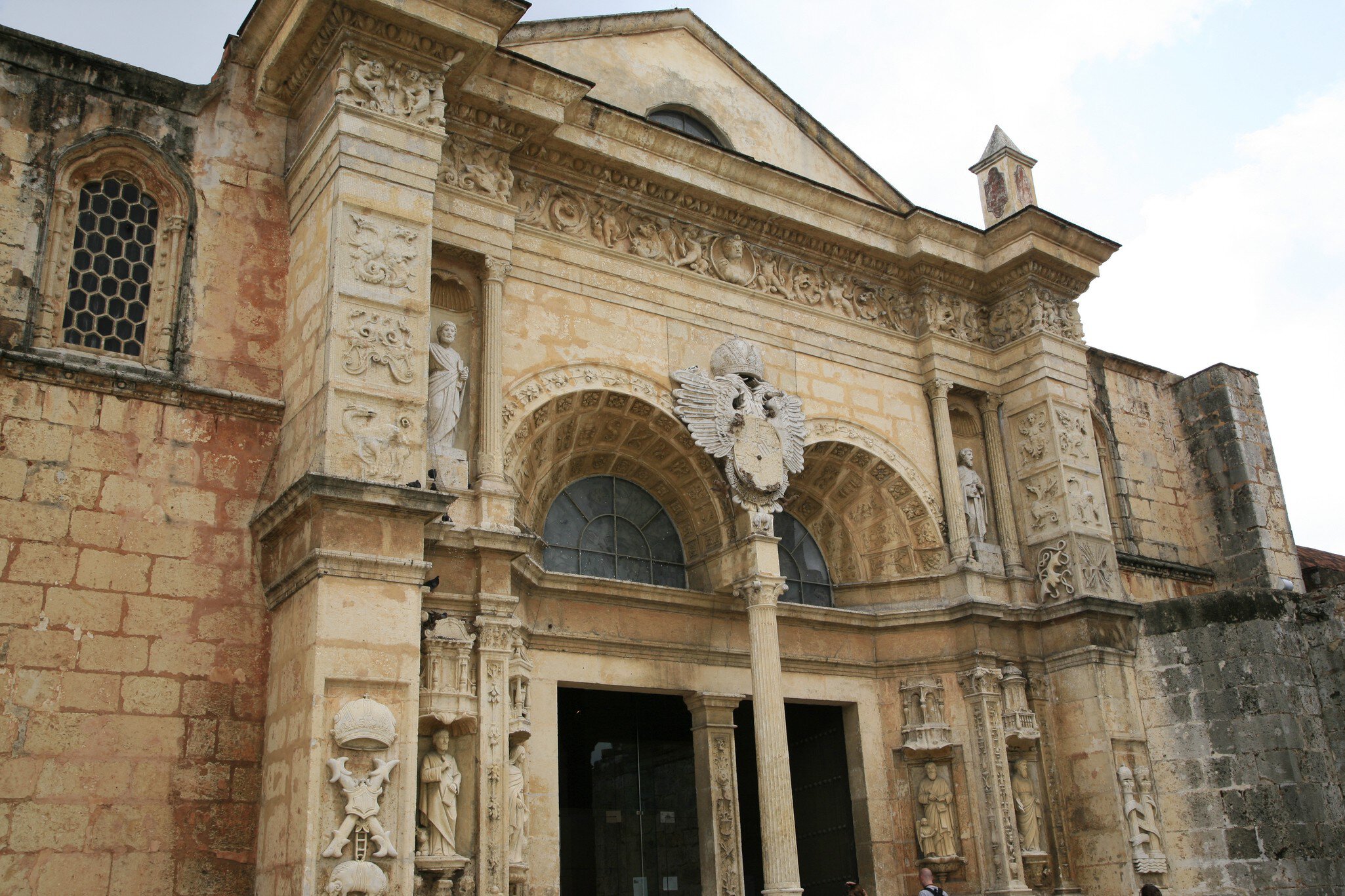 Cathedral of Santa MariÃ‚Â­a la Menor, Santo Domingo, Dominican Republic.