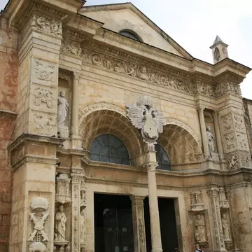 Cathedral of Santa MariÃ‚Â­a la Menor, Santo Domingo, Dominican Republic.
