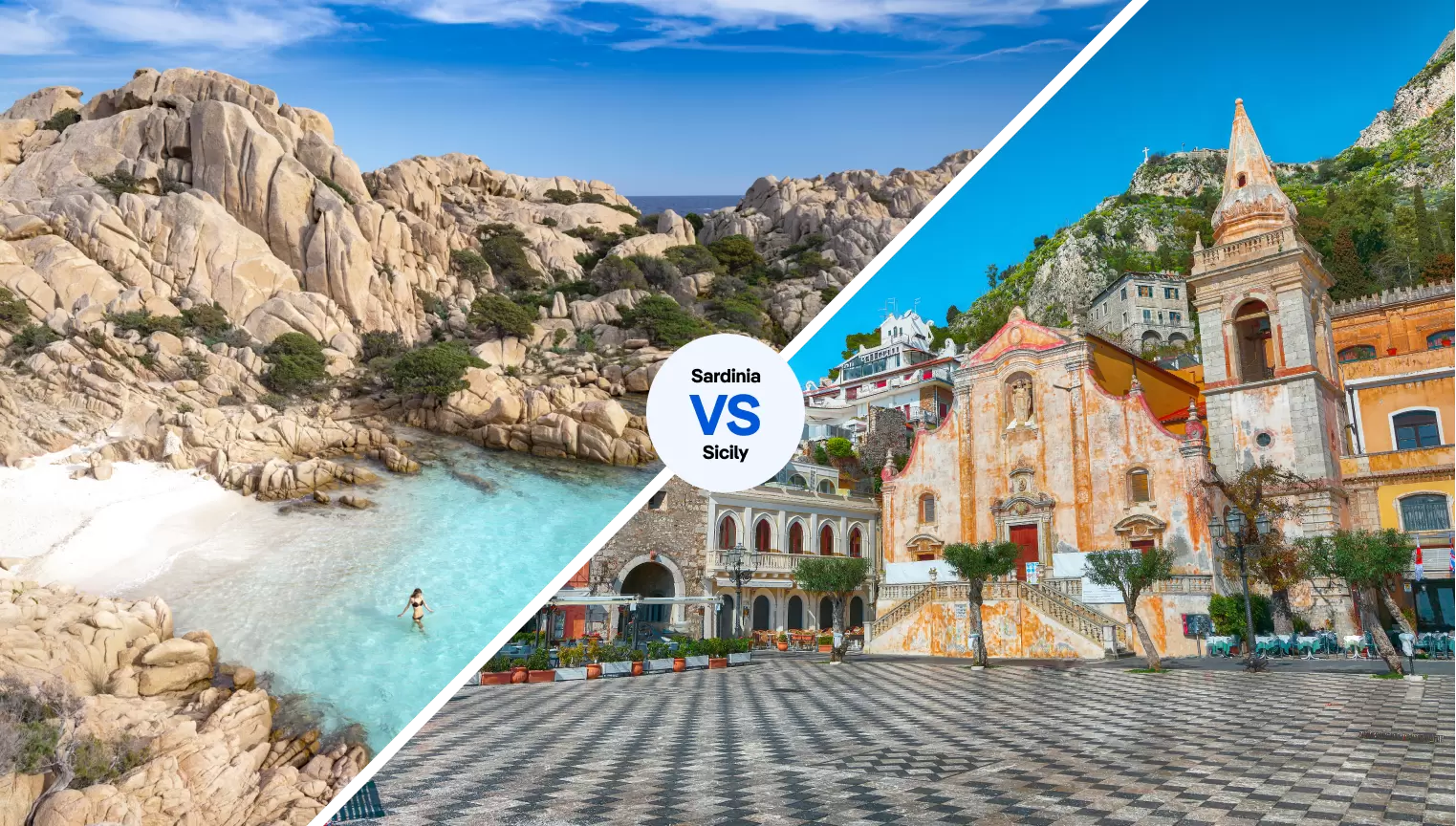 Let our writers help you make the tough (and lucky) choice between the secluded beaches of Sardinia and the historic monuments of Sicily. iStock