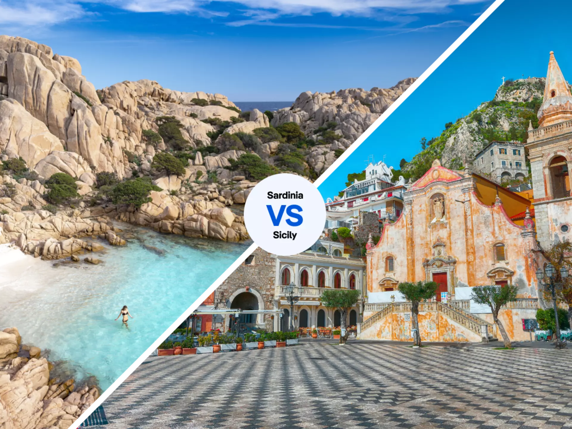 Let our writers help you make the tough (and lucky) choice between the secluded beaches of Sardinia and the historic monuments of Sicily. iStock