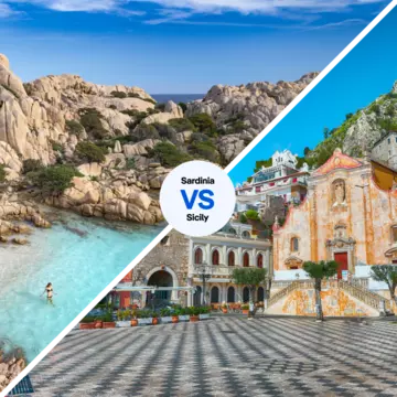 Let our writers help you make the tough (and lucky) choice between the secluded beaches of Sardinia and the historic monuments of Sicily. iStock