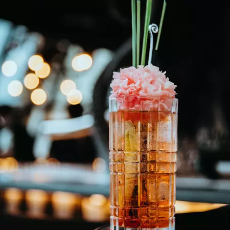 A signature cocktail at INK 360