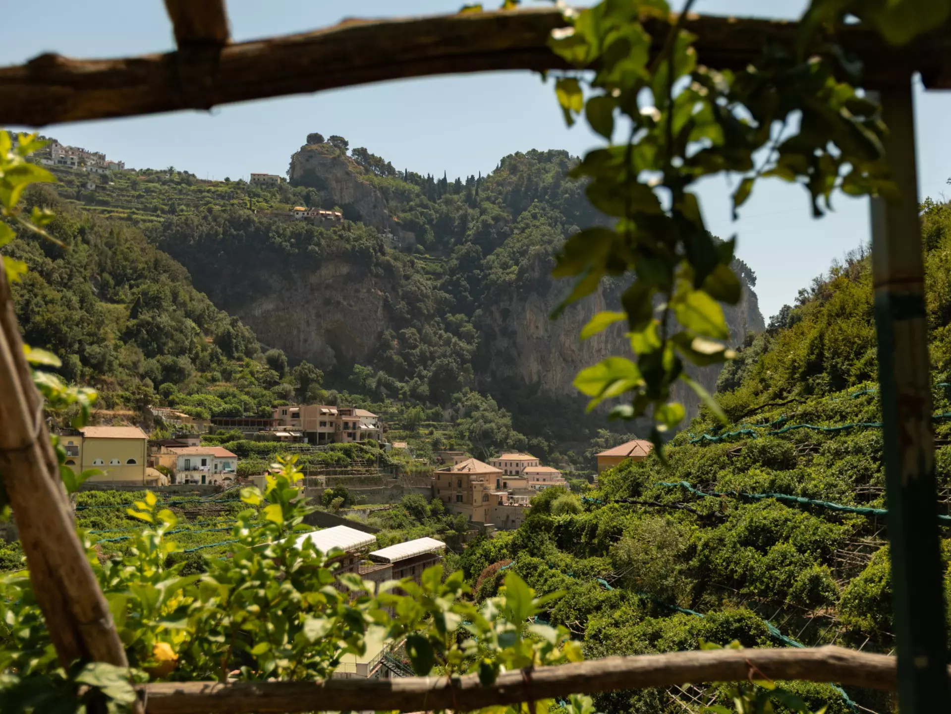 Views from a lemon grove on the Amalfi Coast. Alexis Doyle for Lonely Planet