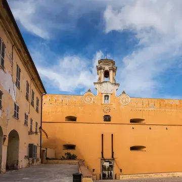 The Governors Palace in the citadel , Bastia, Corsica, France ; Shutterstock ID 2208509909;