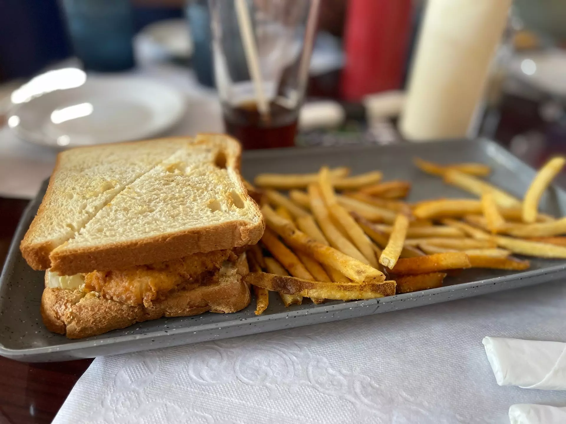 Bermuda fried fish sandwich
