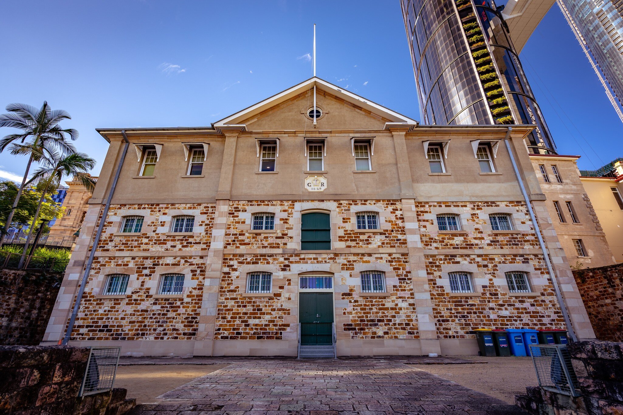 Facade of the Commissariat Store Museum in Brisbane, Australia.