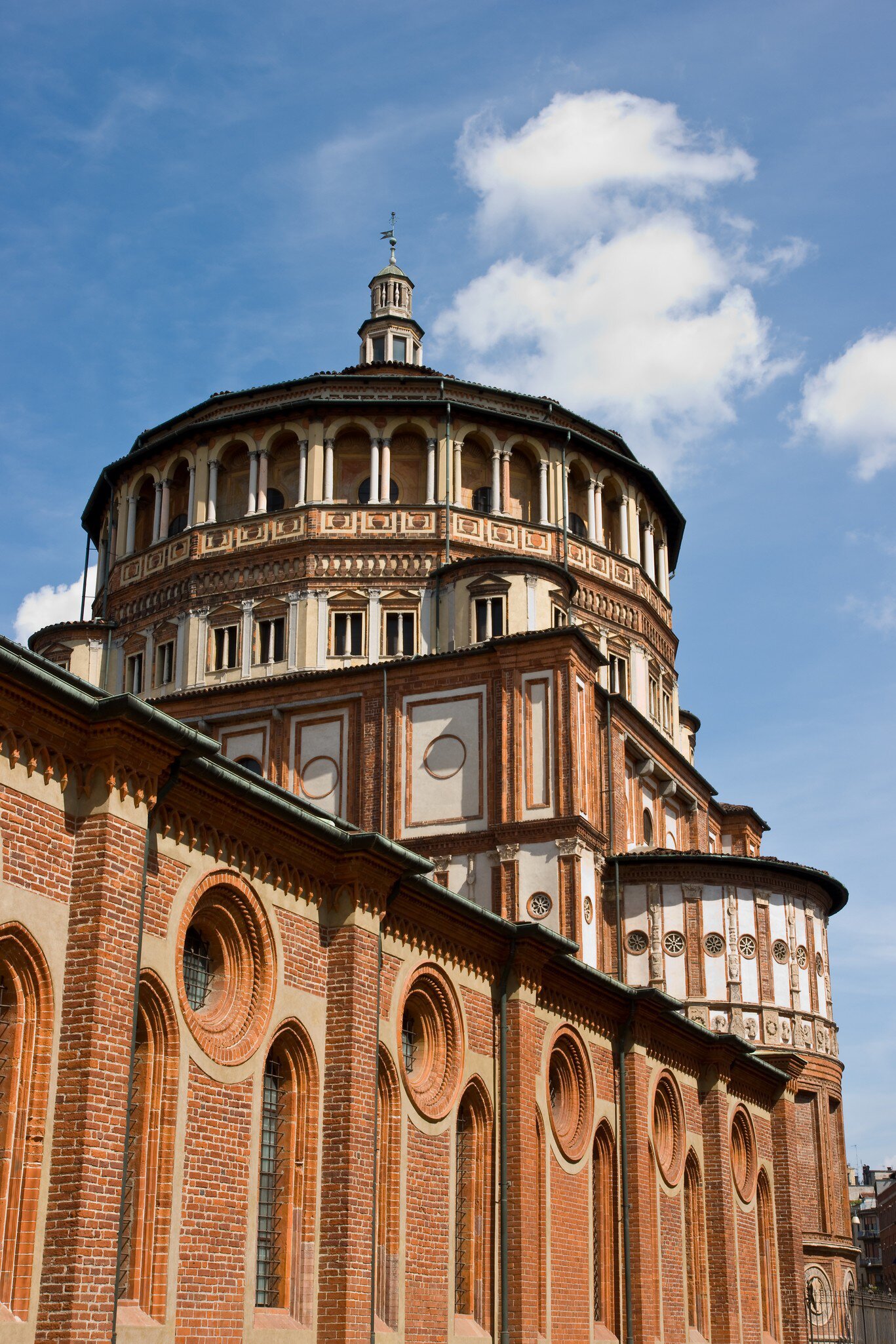 Exterior of the Santa Maria Grazie.