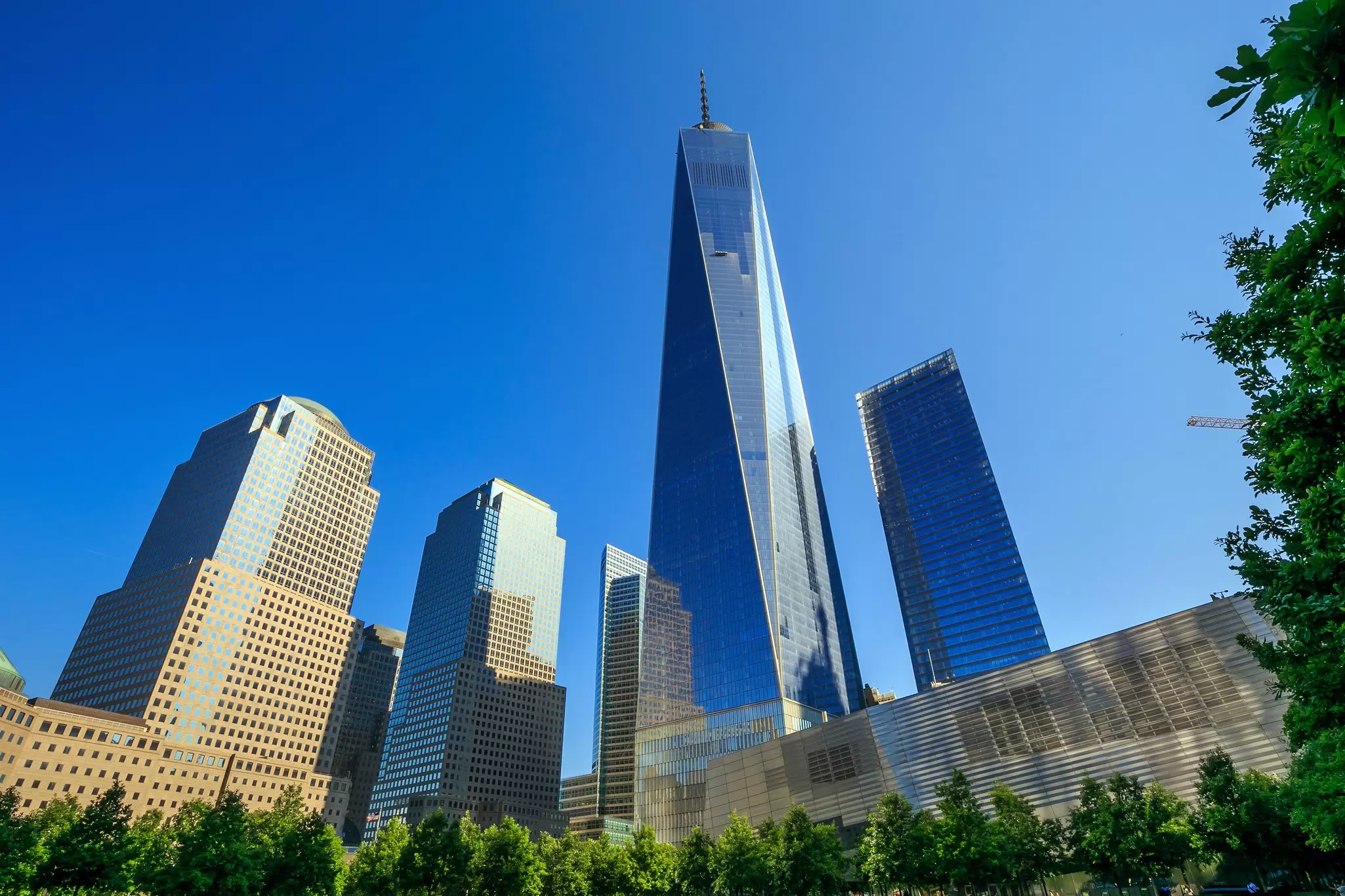 The One World Observatory atop the One World Trade Center