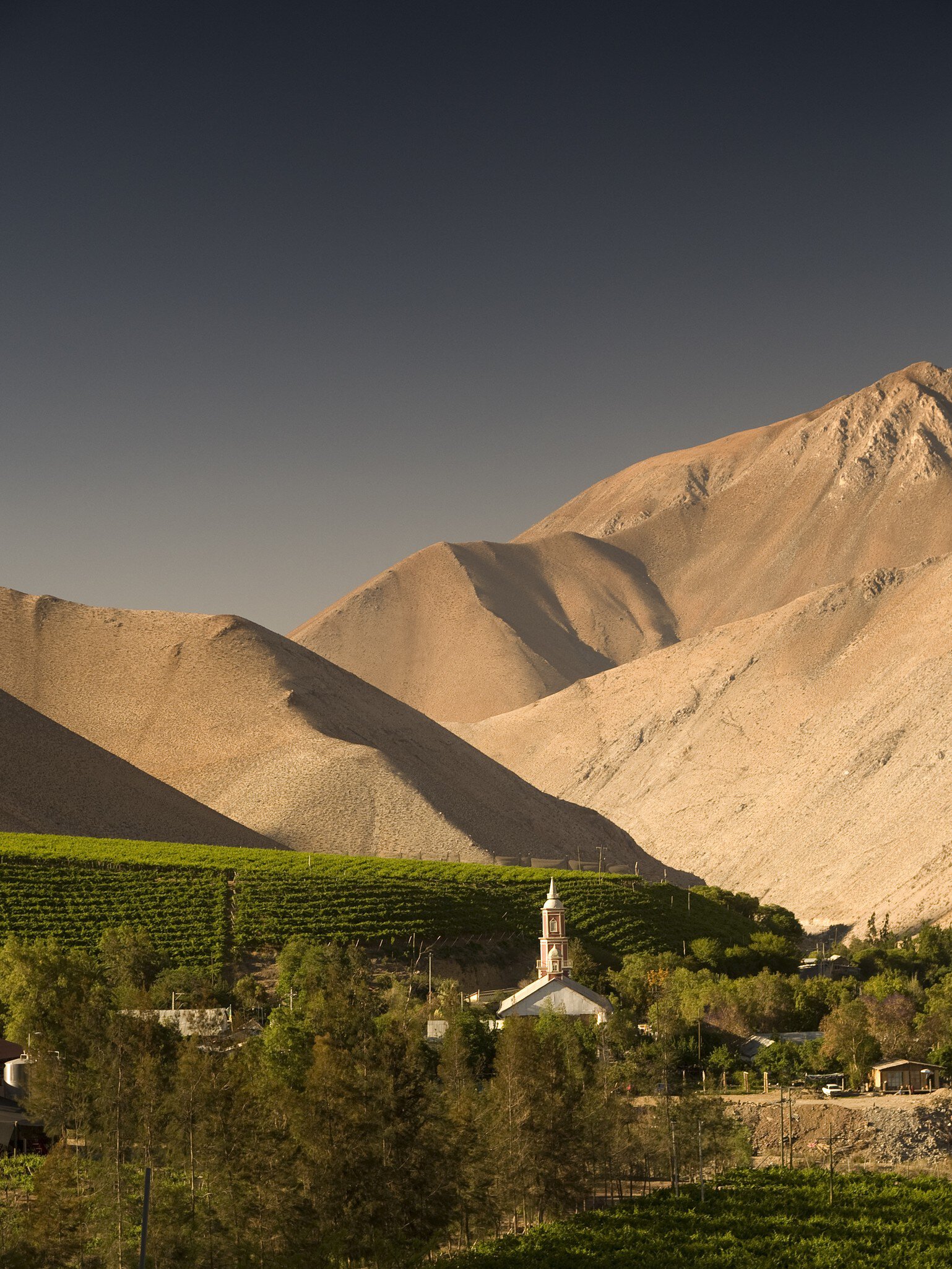 Montegrande is a very picturesque Andean mountain village in the Elqui Valley, Chile.