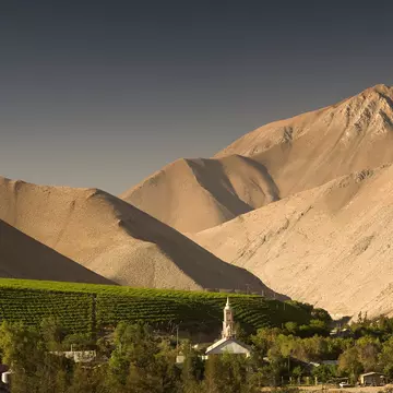 Montegrande is a very picturesque Andean mountain village in the Elqui Valley, Chile.
