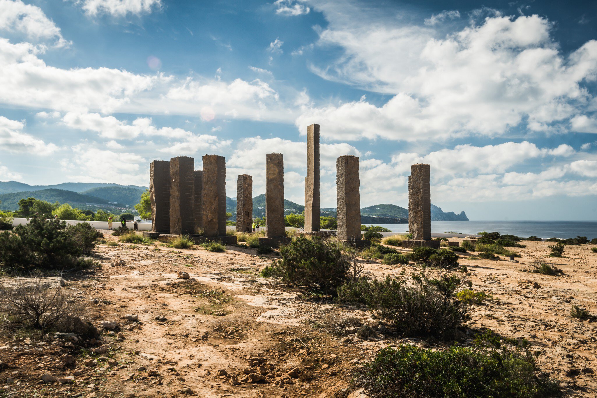 Ibizia Stonehenge. The world's biggest sun clock; Shutterstock ID 1216742404;