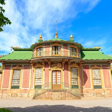 Stockholm, Sweden - June 23, 2019: Drottningholm Palace Garden. Chinese Pavilion (Kina slott); Shutterstock ID 1539842003;