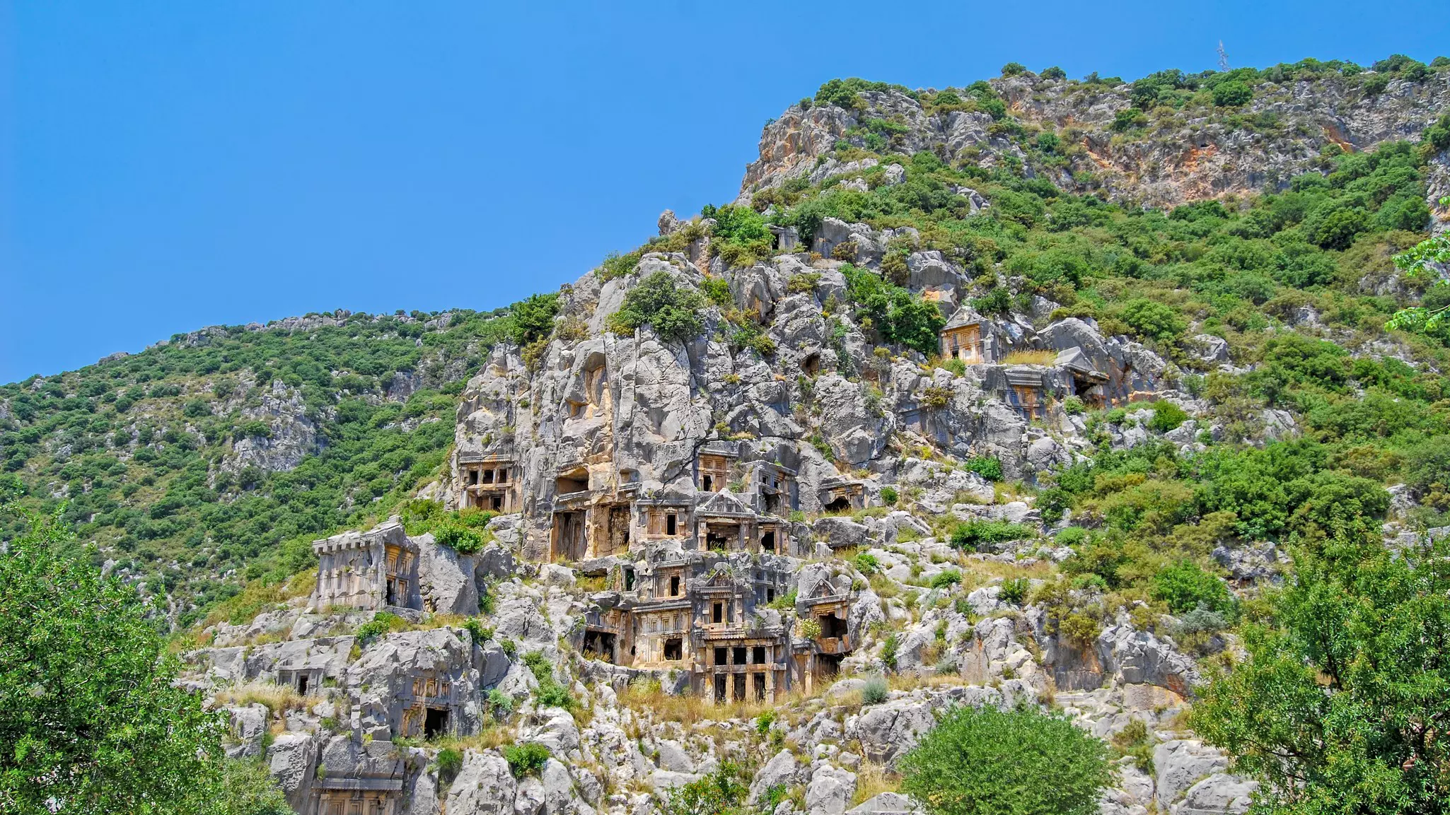 An ancient city of the dead, Myra is just north of Demre City. Sytilin Pavel/Shutterstock