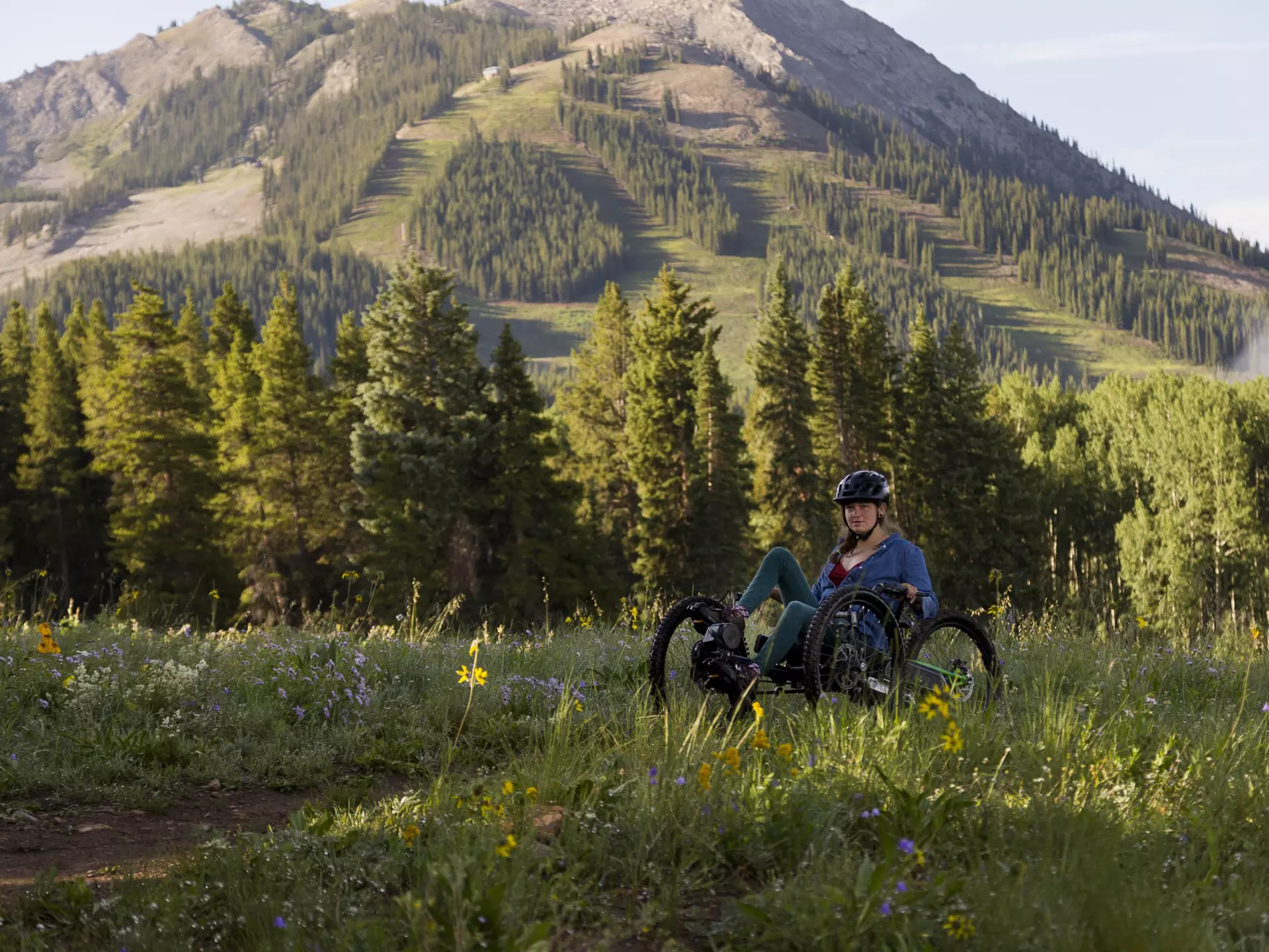 Tri-bike wheelchairs can help people explore US national parks © Nathan Bilow / Getty Images