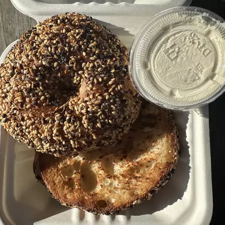 Bagels from Apollo Bagels in New York City