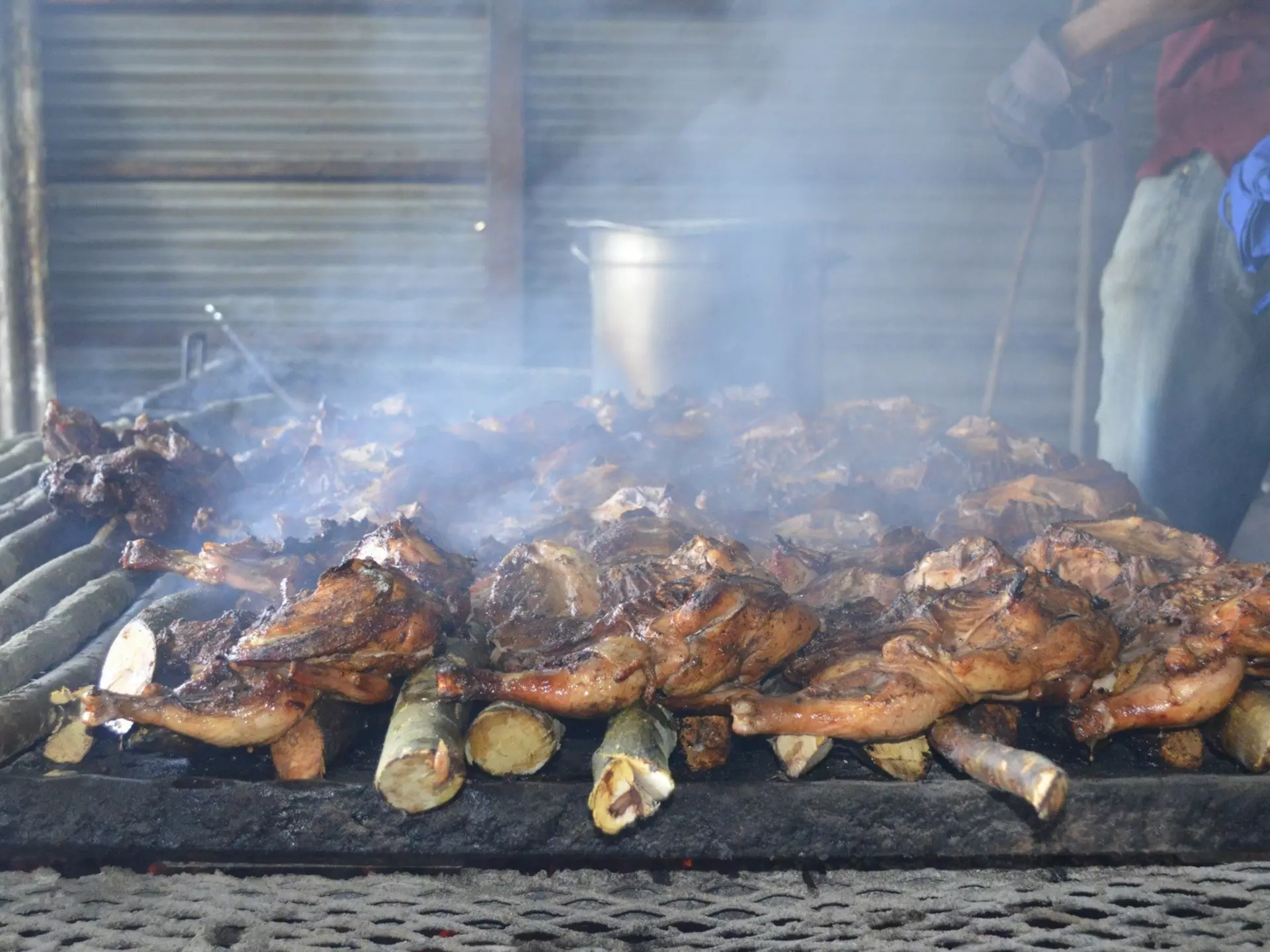 The smoky, spicy flavors of jerk chicken are a key part of Jamaican culture. petalouda/Shutterstock