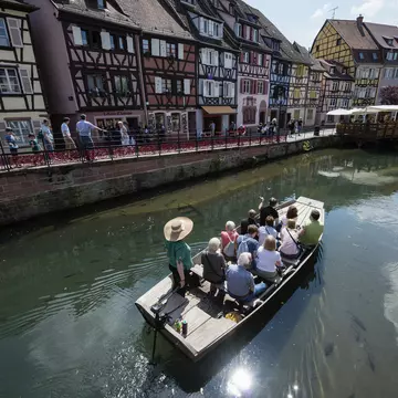 A picture of Colmar and its canals