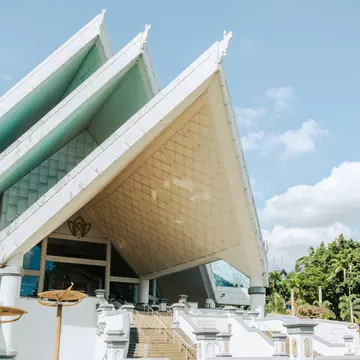Kuala Lumpur, Malaysia - July 10, 2023 : Titiwangsa Istana Budaya the Palace of Culture, License Type: media, Download Time: 2025-01-26T20:31:19.000Z, User: Ppeterson948, Editorial: true, purchase_order: 56530 - Guidebooks, job: Global Publishing WIP, client: Global Publishing WIP, other: Pia Peterson Haggarty