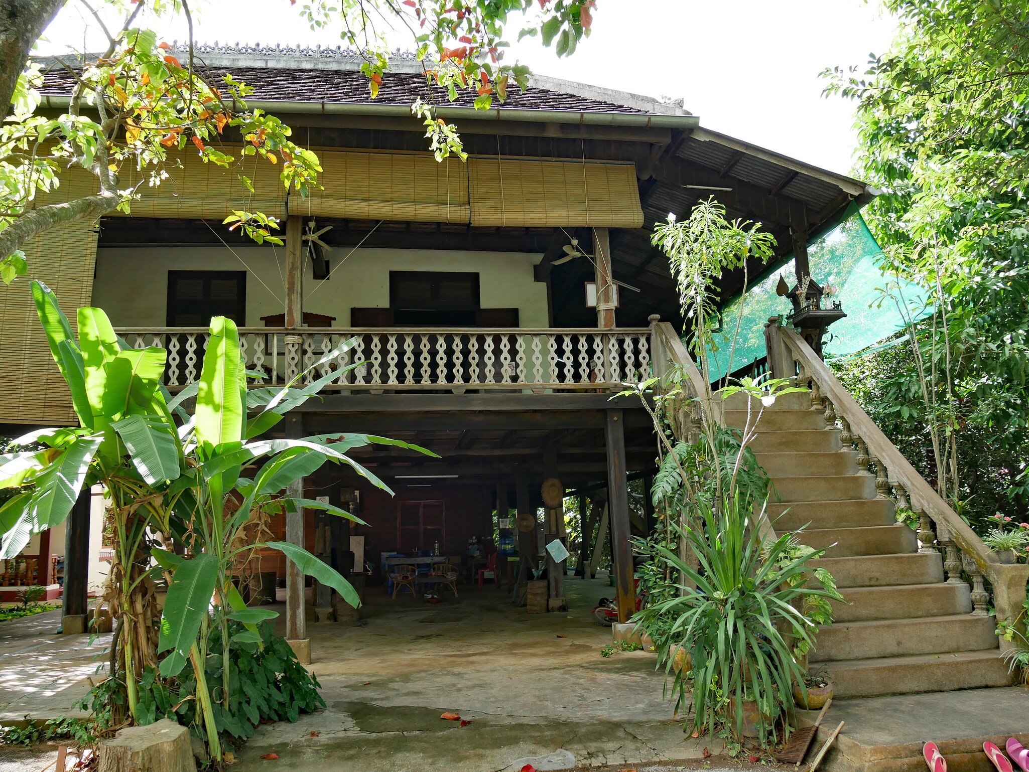 Wat Kor Village, Battambang, Cambodia. 09-12-2018. A one hundred year old Cambodian house built in the traditional Khmer style.; Shutterstock ID 1434869330;