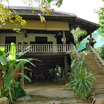 Wat Kor Village, Battambang, Cambodia. 09-12-2018. A one hundred year old Cambodian house built in the traditional Khmer style.; Shutterstock ID 1434869330;